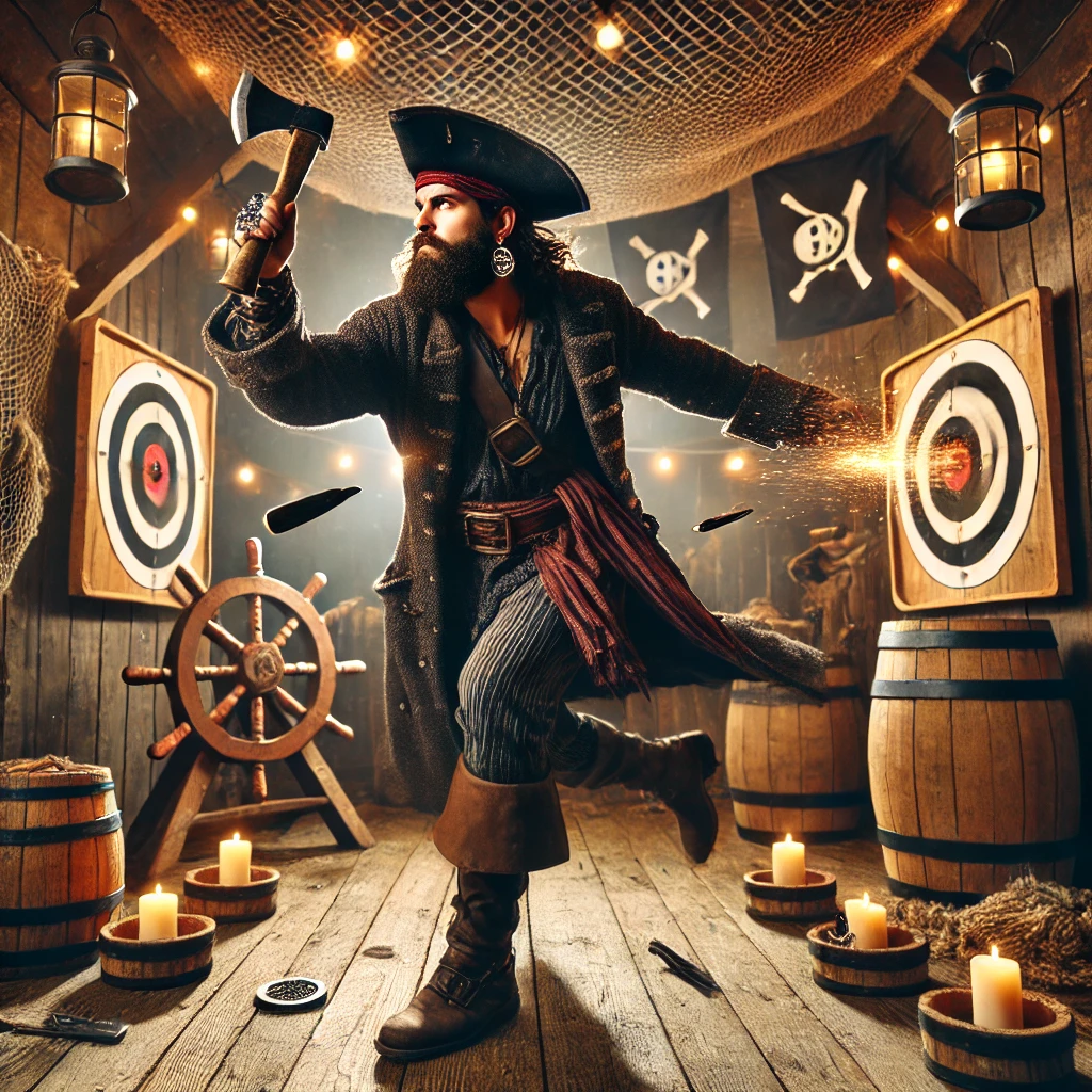 The Pirate’s Axe Throwing Session - The Smash Lab