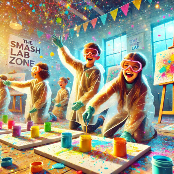 Kidz Splatter Paint Session